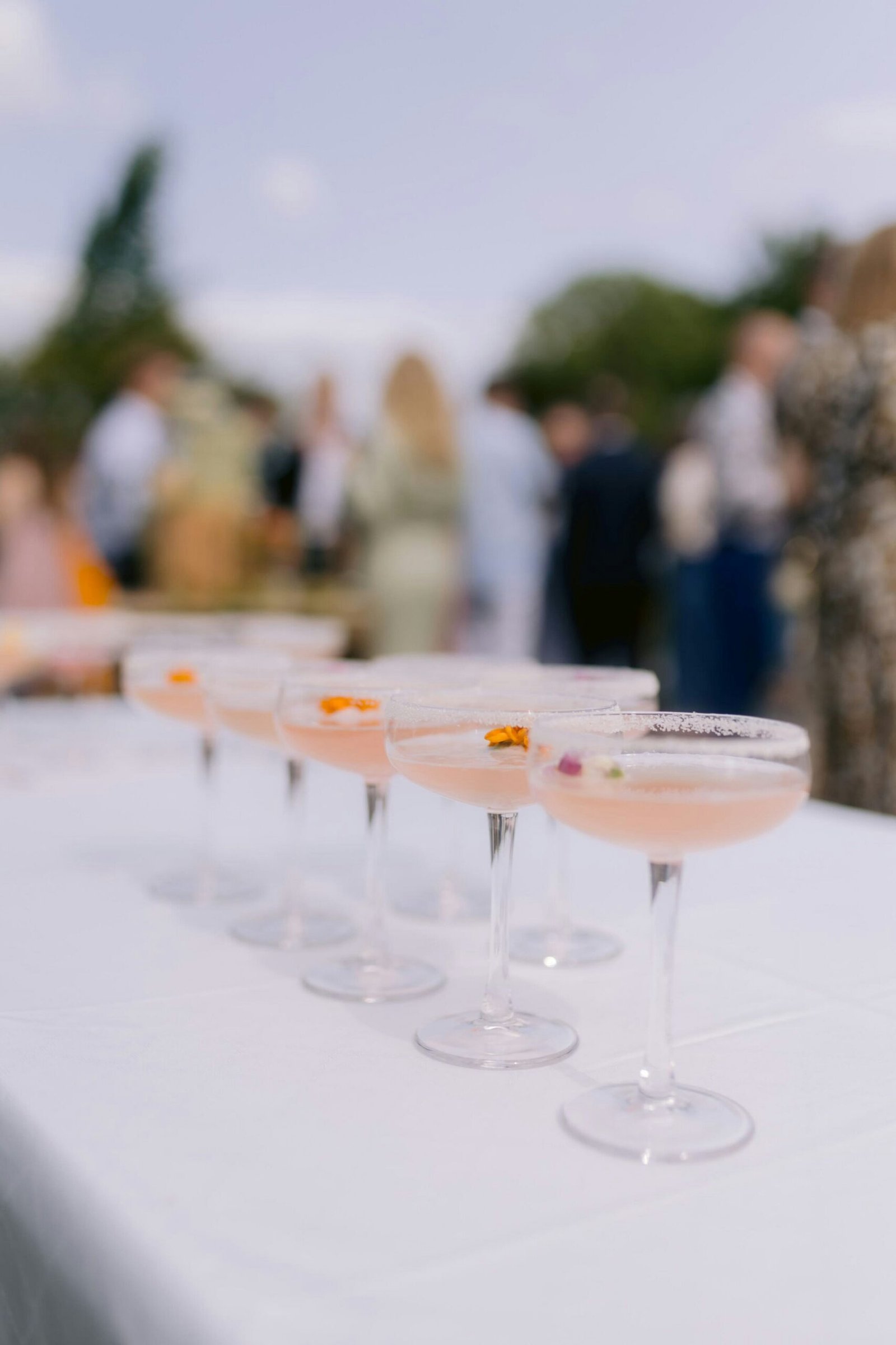 Servizio open bar durante un matrimonio in Lombardia